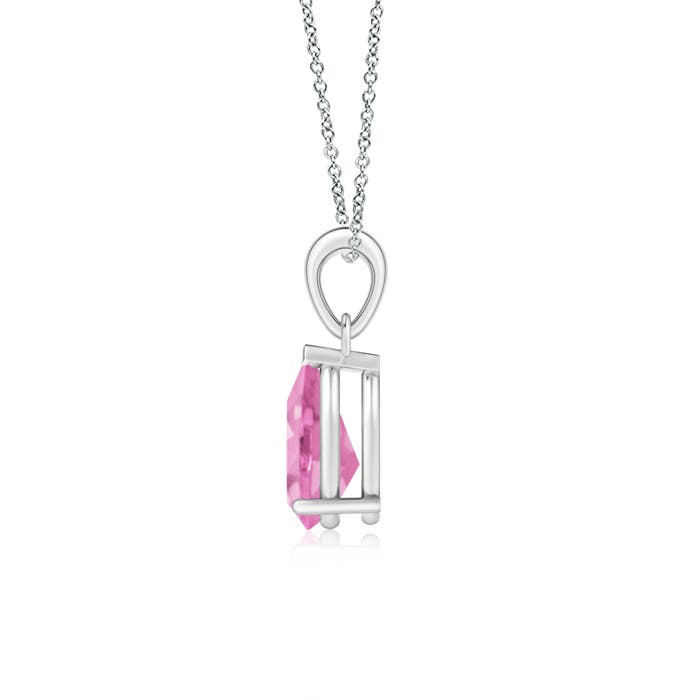 A - Pink Sapphire / 1.9 CT / 14 KT White Gold