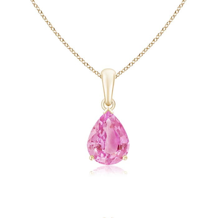 A - Pink Sapphire / 1.9 CT / 14 KT Yellow Gold