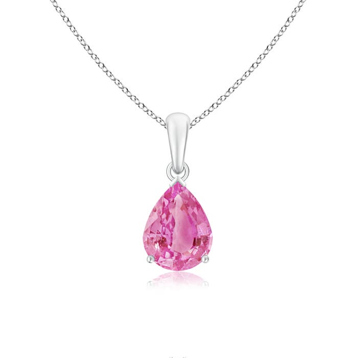 AA - Pink Sapphire / 1.9 CT / 14 KT White Gold