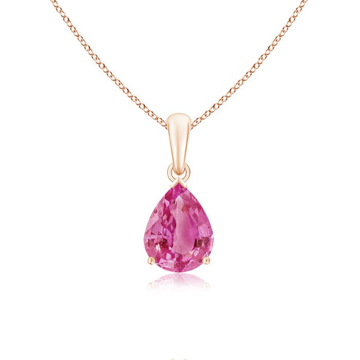 AAA - Pink Sapphire / 1.9 CT / 14 KT Rose Gold