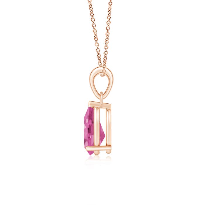 AAA - Pink Sapphire / 1.9 CT / 14 KT Rose Gold