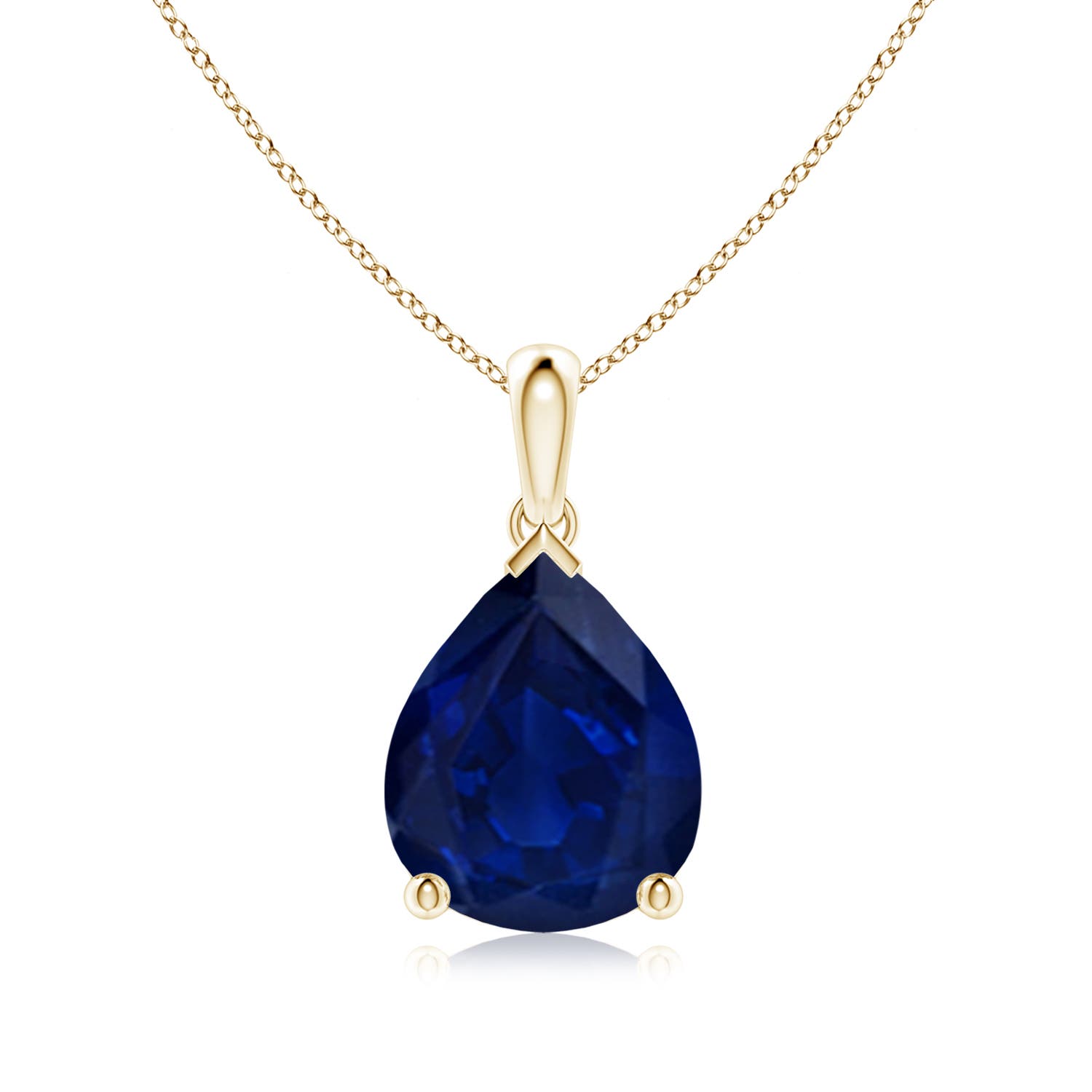 AA - Blue Sapphire / 5 CT / 18 KT Yellow Gold