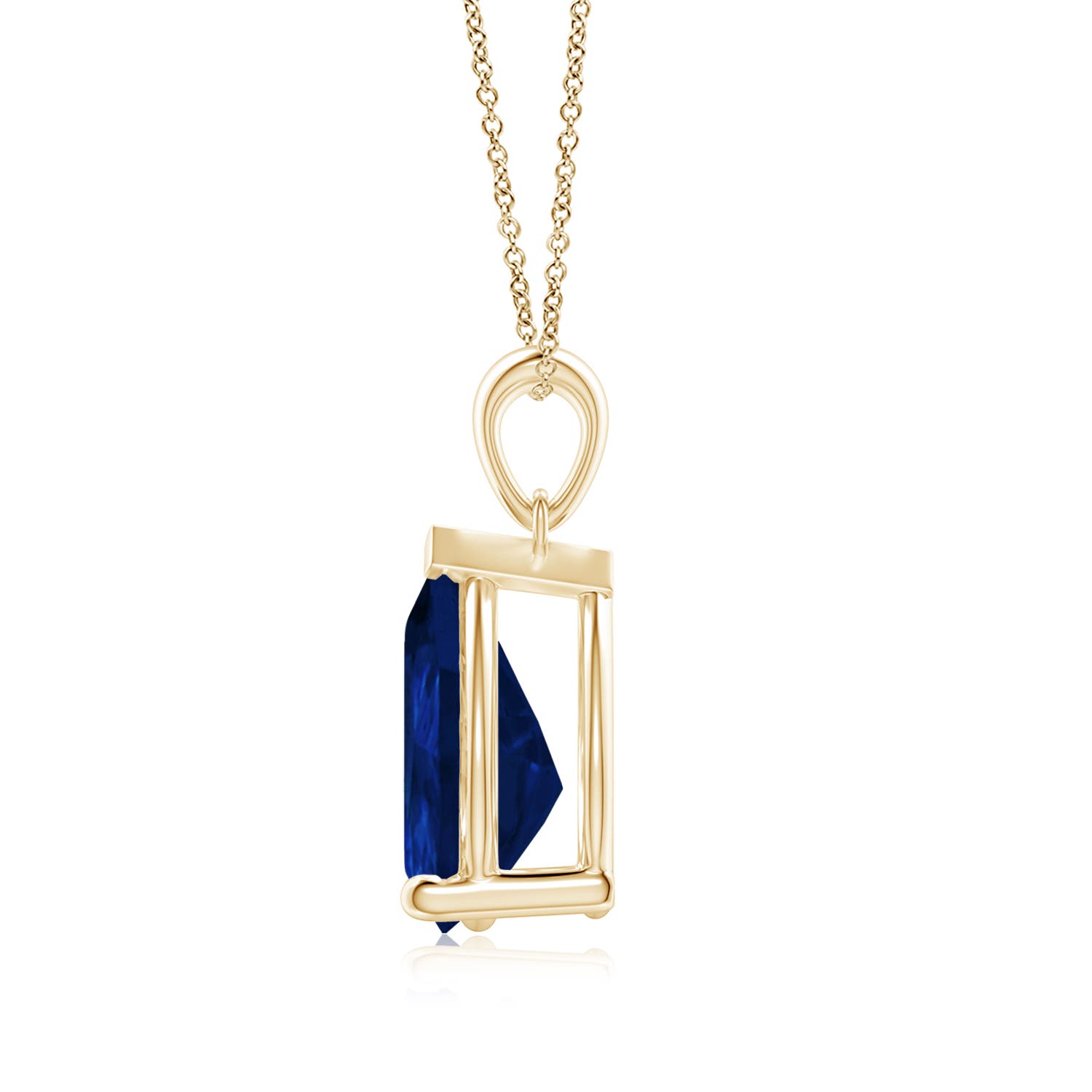 AA - Blue Sapphire / 5 CT / 18 KT Yellow Gold