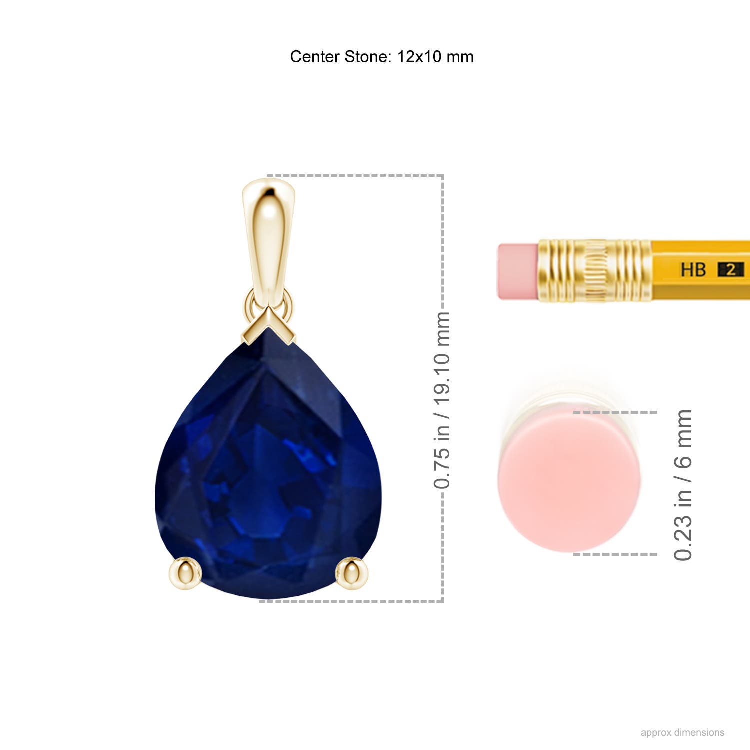 AA - Blue Sapphire / 5 CT / 18 KT Yellow Gold