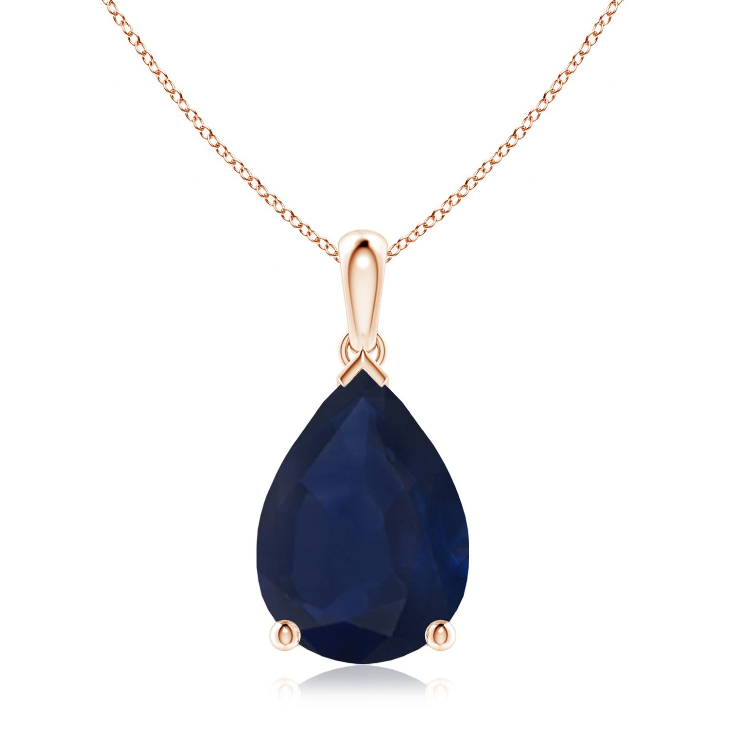 A - Blue Sapphire / 6.5 CT / 18 KT Rose Gold