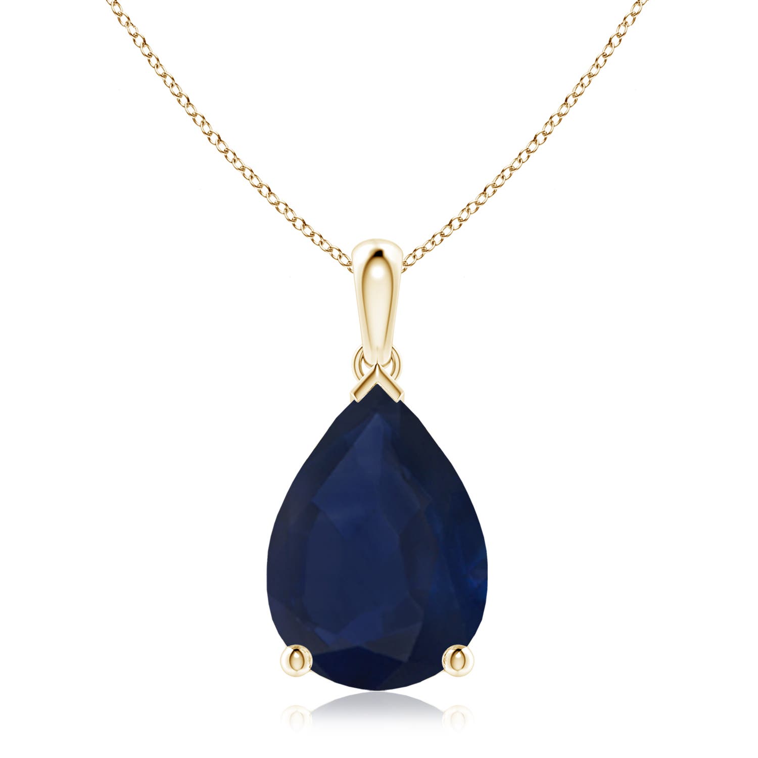 A - Blue Sapphire / 6.5 CT / 18 KT Yellow Gold