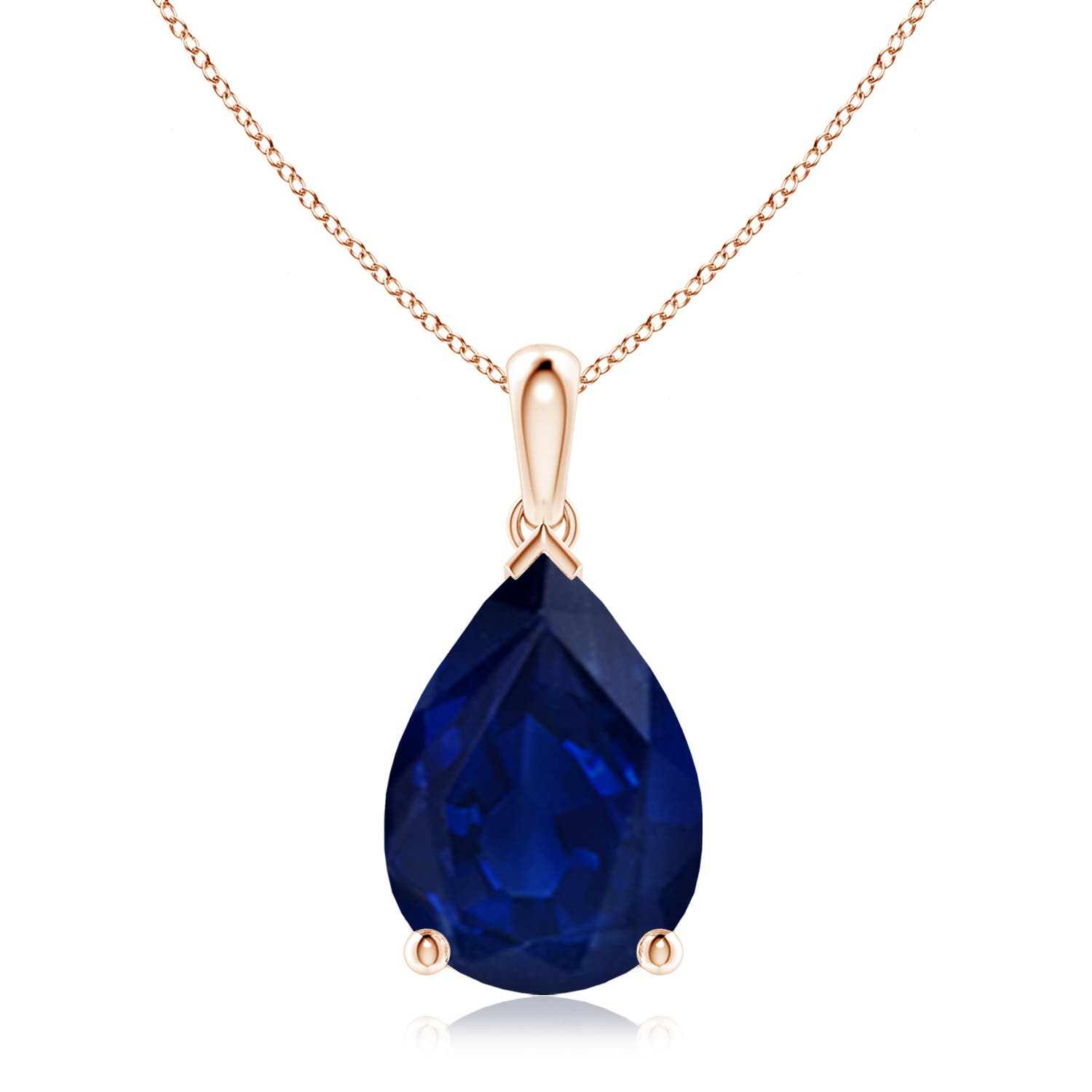 AA - Blue Sapphire / 6.5 CT / 18 KT Rose Gold