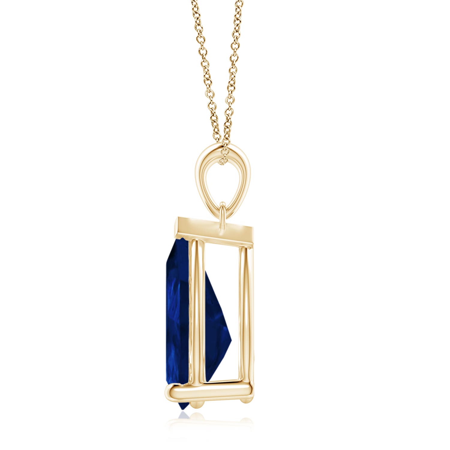 AA - Blue Sapphire / 6.5 CT / 14 KT Yellow Gold