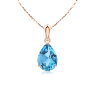 Pear AA Swiss Blue Topaz
