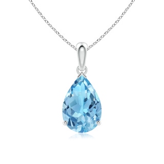 Pear A Swiss Blue Topaz