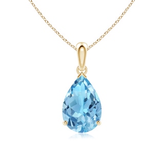 Pear A Swiss Blue Topaz