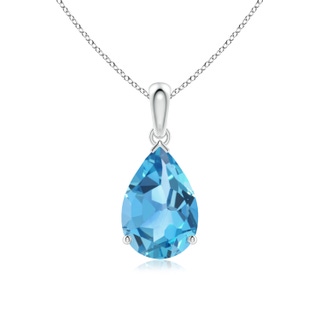Pear AA Swiss Blue Topaz