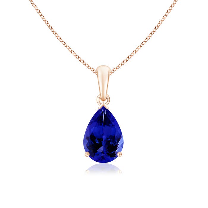 AAAA - Tanzanite / 1.95 CT / 14 KT Rose Gold