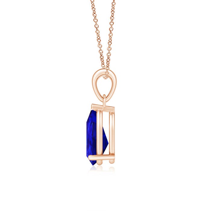 AAAA - Tanzanite / 1.95 CT / 14 KT Rose Gold