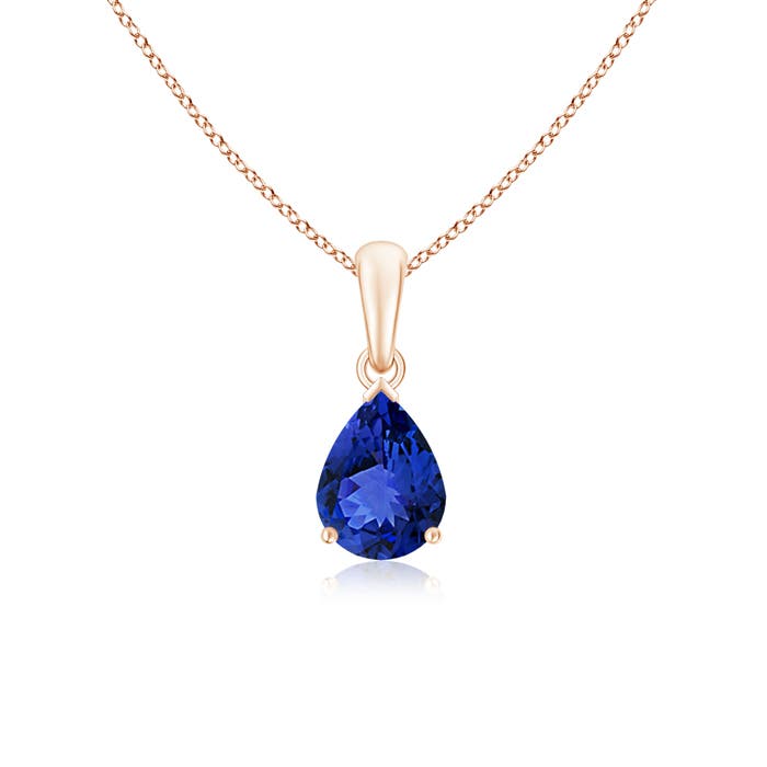 AAA - Tanzanite / 1.1 CT / 14 KT Rose Gold