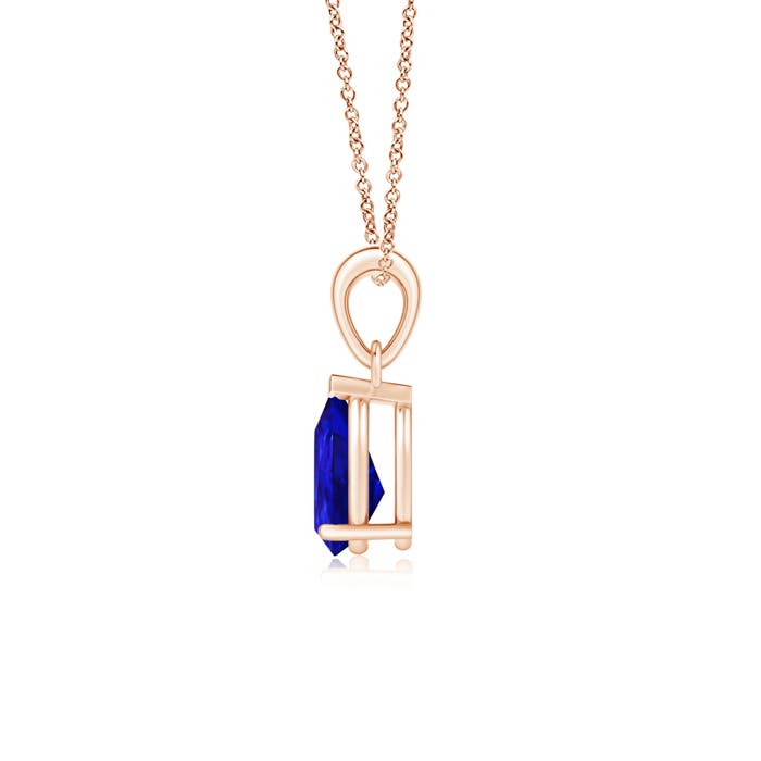 AAAA - Tanzanite / 1.1 CT / 14 KT Rose Gold