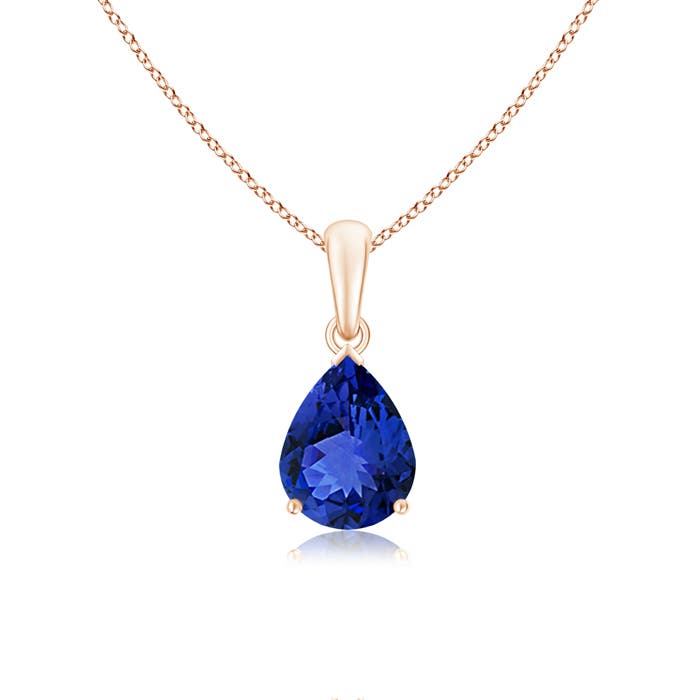 AAA - Tanzanite / 1.65 CT / 14 KT Rose Gold