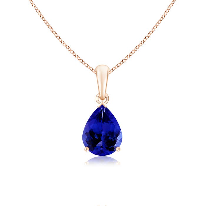 AAAA - Tanzanite / 1.65 CT / 14 KT Rose Gold