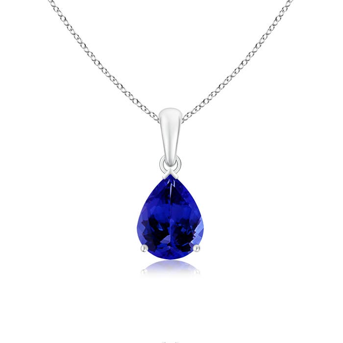 AAAA - Tanzanite / 1.65 CT / 14 KT White Gold