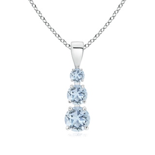 Round A Aquamarine