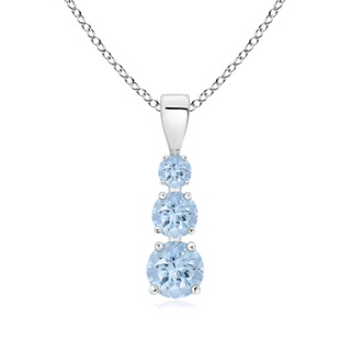 Round AA Aquamarine
