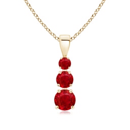 Dangle Ruby Dangle Necklaces & Pendants
