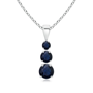 Round A Blue Sapphire