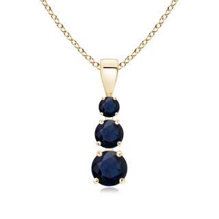 Round A Blue Sapphire