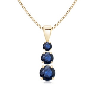 Round AA Blue Sapphire