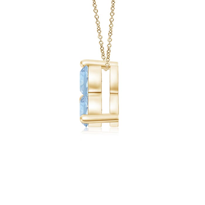 AA - Aquamarine / 0.3 CT / 14 KT Yellow Gold