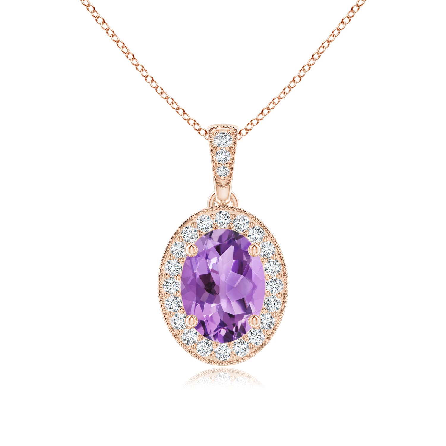 A - Amethyst / 1.33 CT / 14 KT Rose Gold