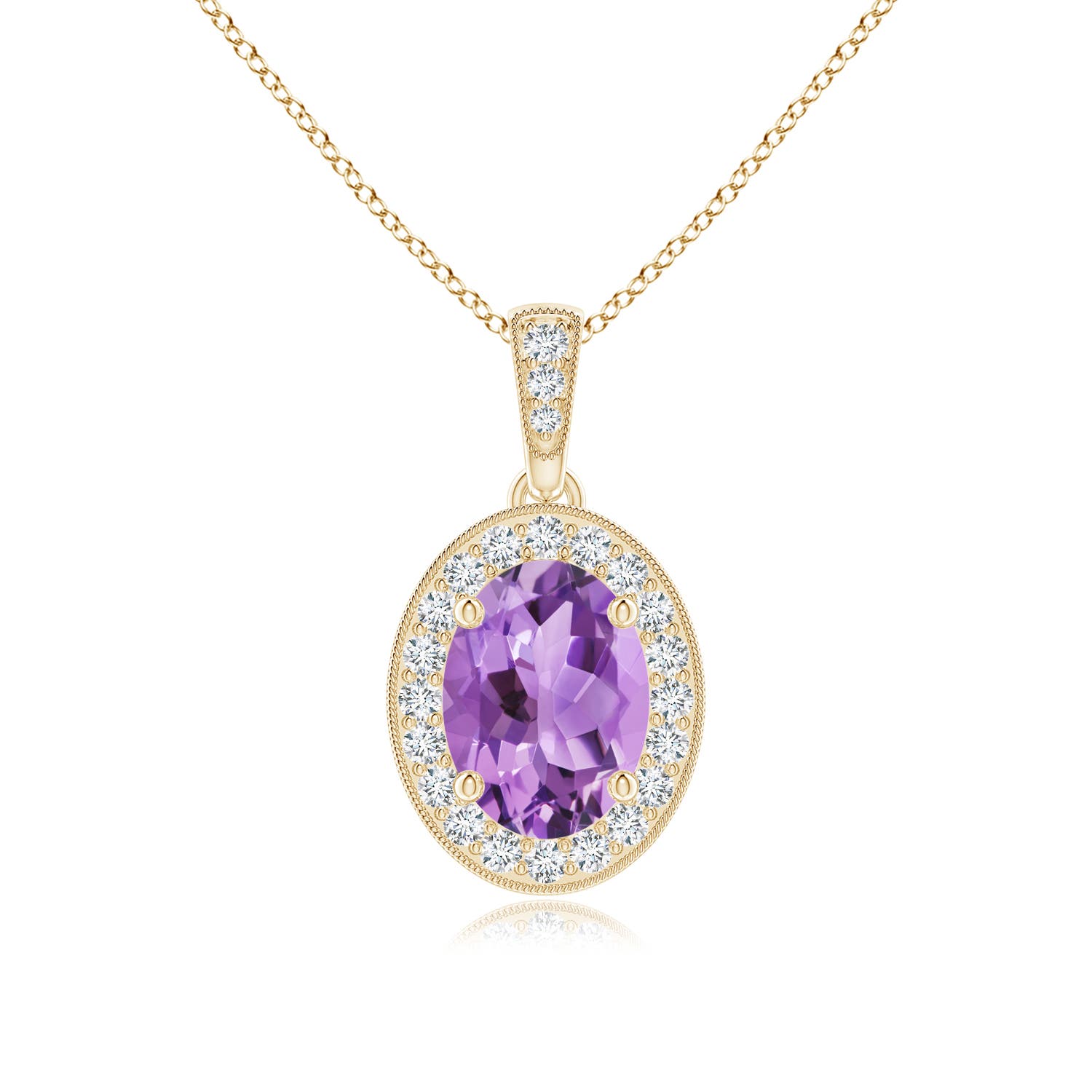 A - Amethyst / 1.33 CT / 14 KT Yellow Gold