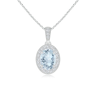 Oval A Aquamarine