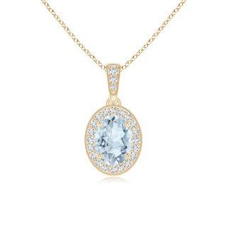 Oval A Aquamarine