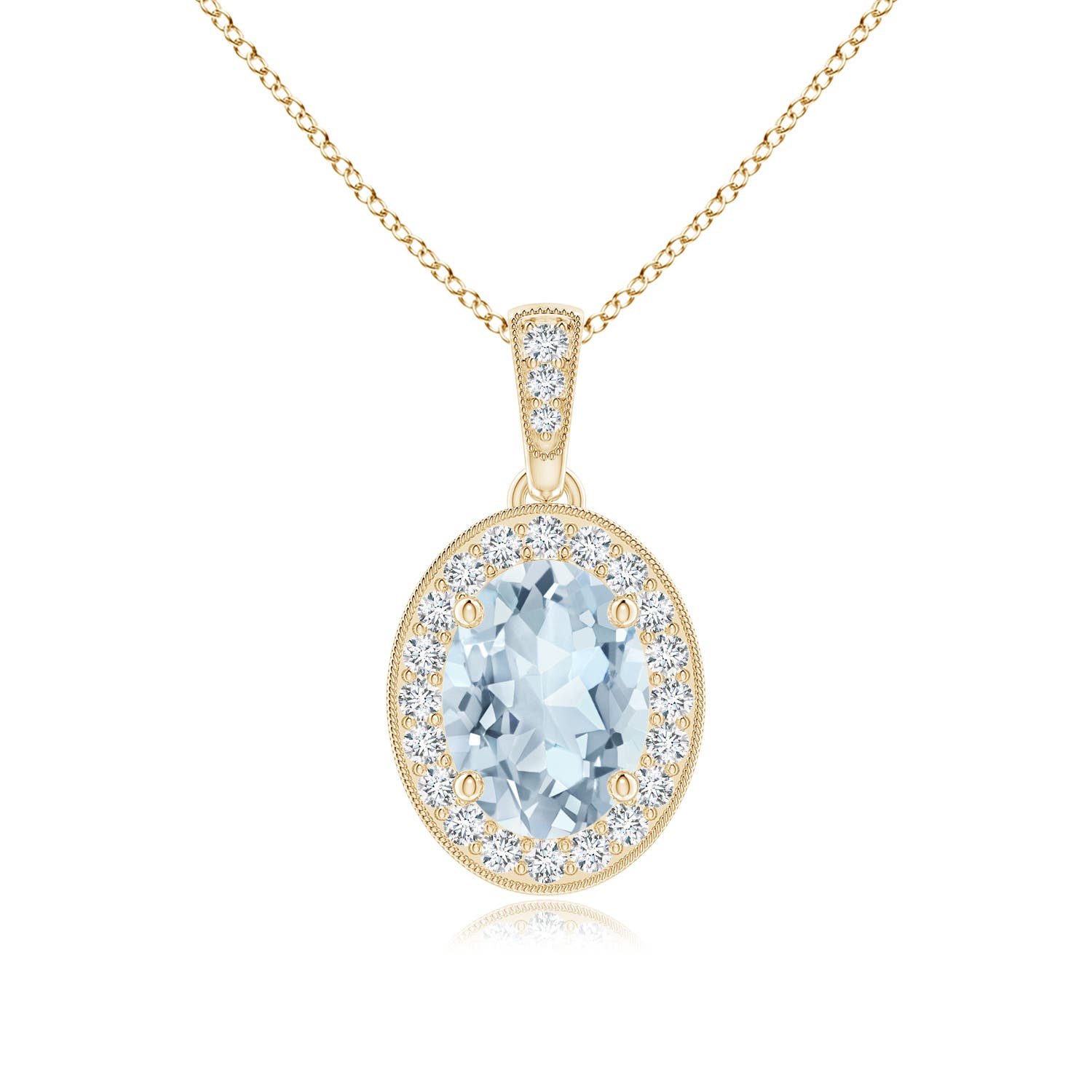 A - Aquamarine / 1.18 CT / 14 KT Yellow Gold