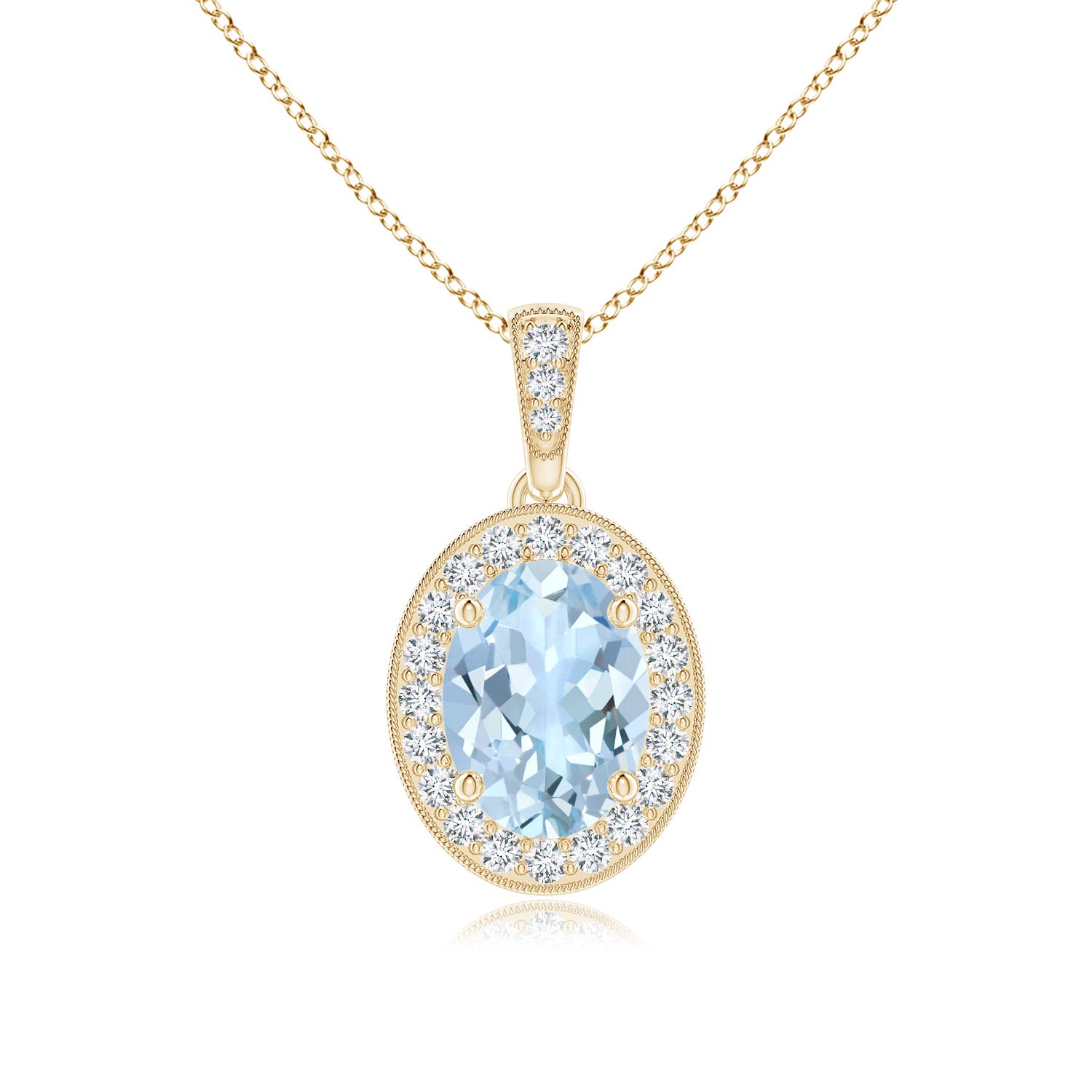 AA - Aquamarine / 1.18 CT / 14 KT Yellow Gold