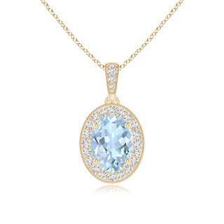 Oval AA Aquamarine