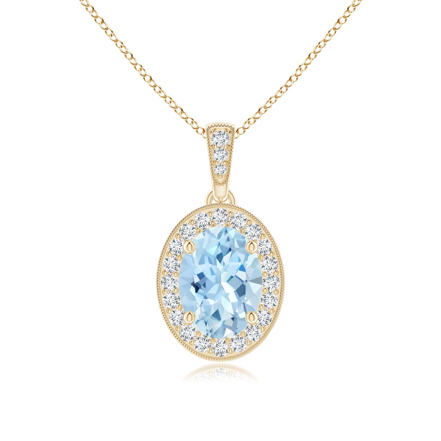 AAA - Aquamarine / 1.18 CT / 14 KT Yellow Gold