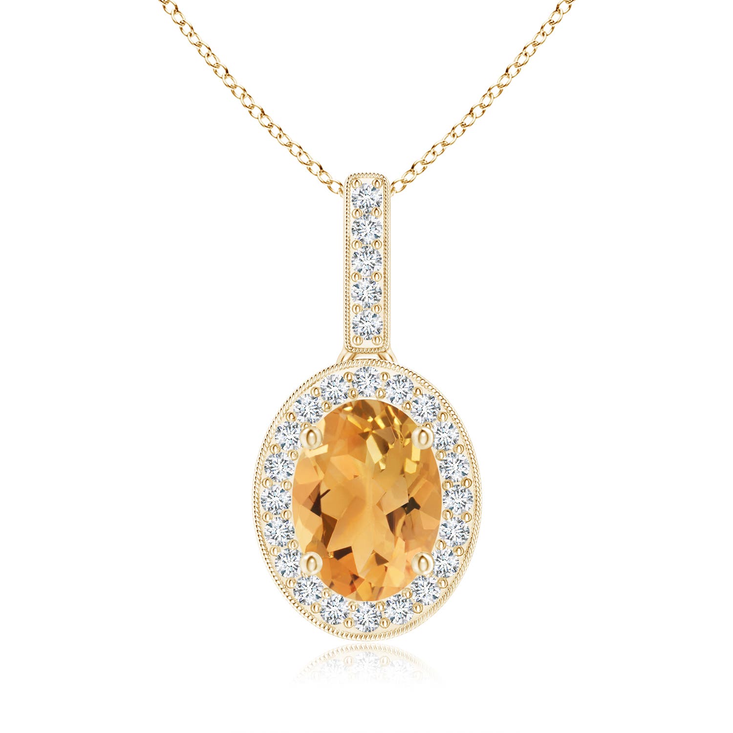 A - Citrine / 1.28 CT / 14 KT Yellow Gold