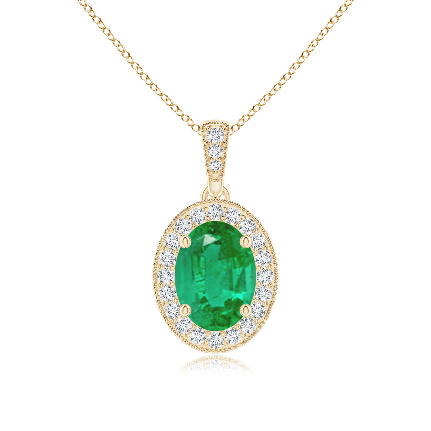 AA - Emerald / 1.28 CT / 14 KT Yellow Gold