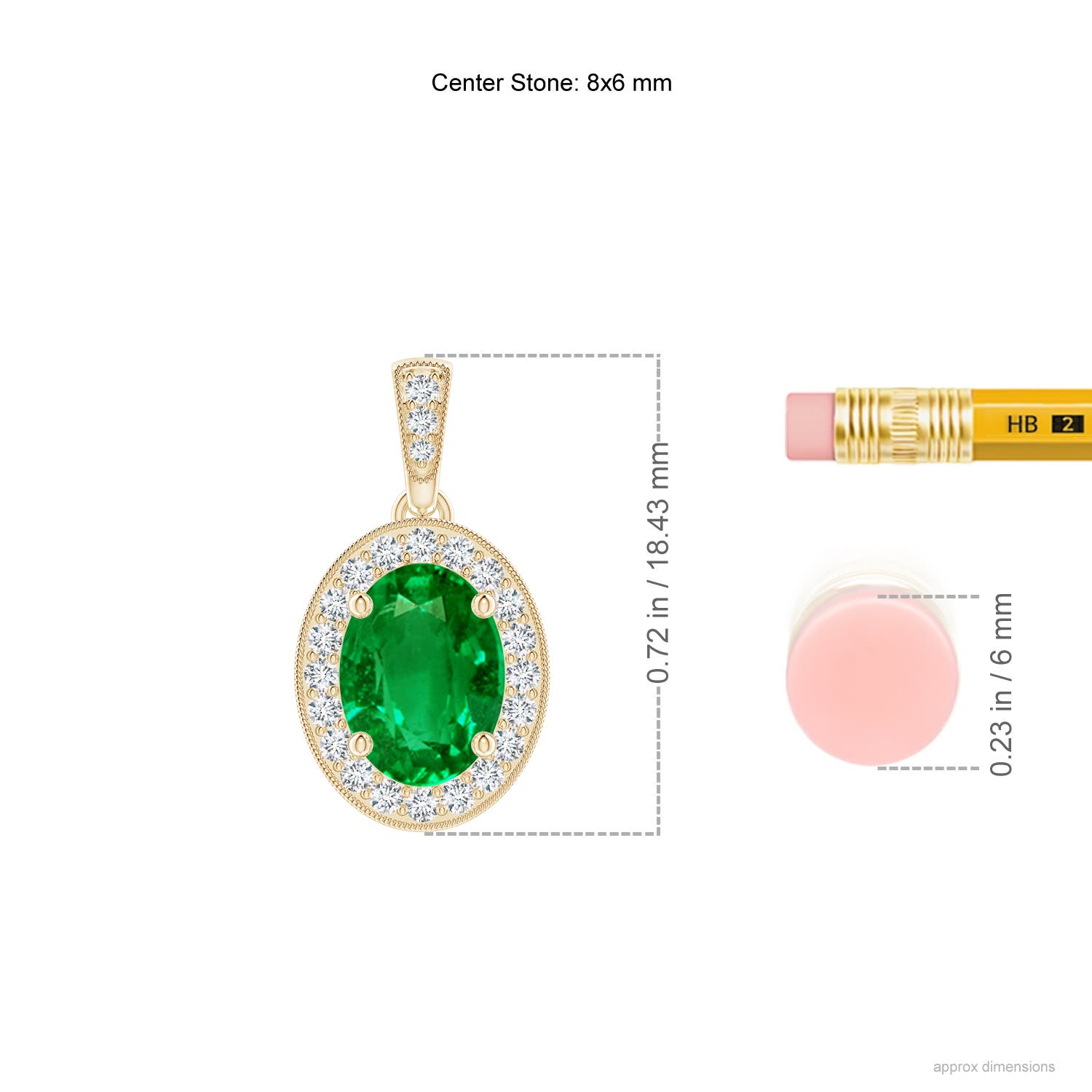 AAAA - Emerald / 1.28 CT / 14 KT Yellow Gold