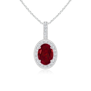 Oval AAA Garnet