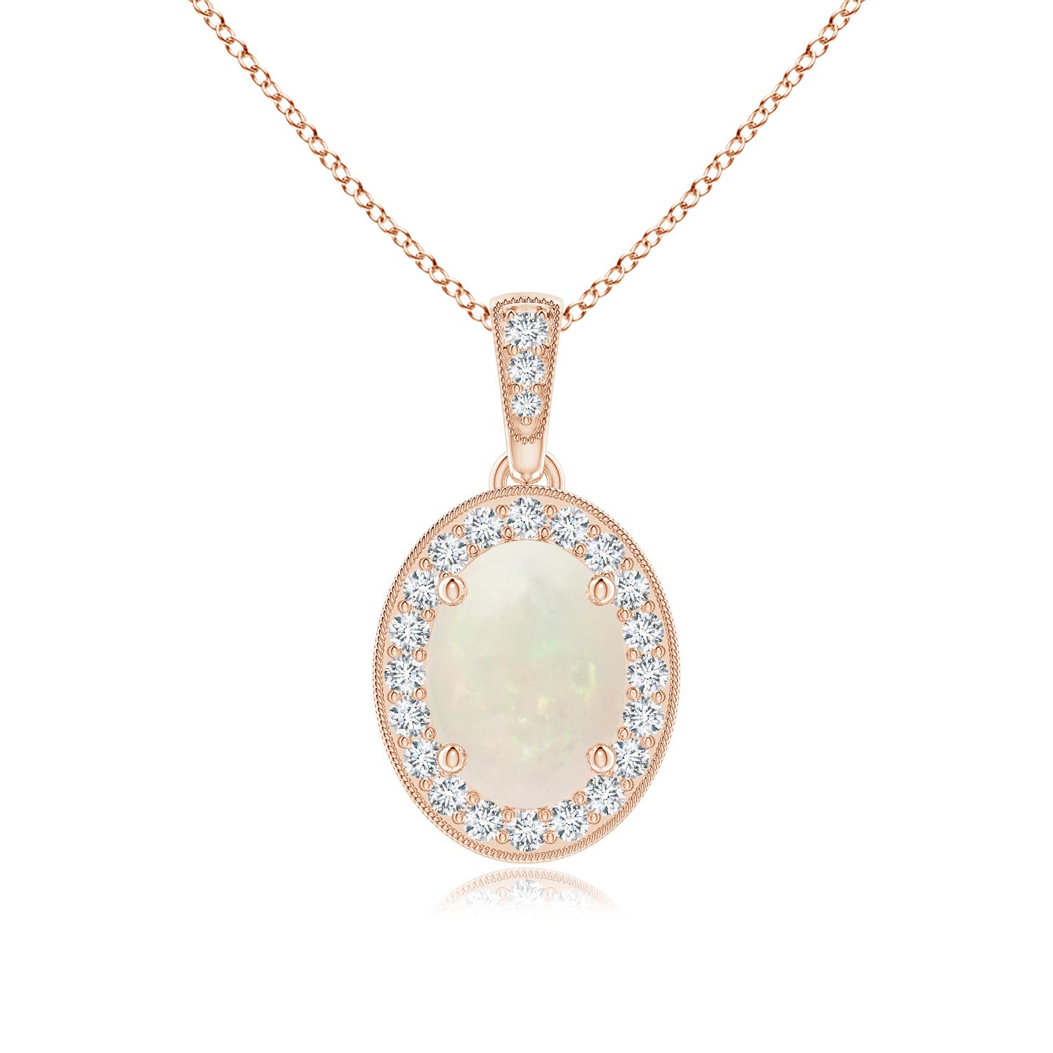 A - Opal / 0.98 CT / 14 KT Rose Gold