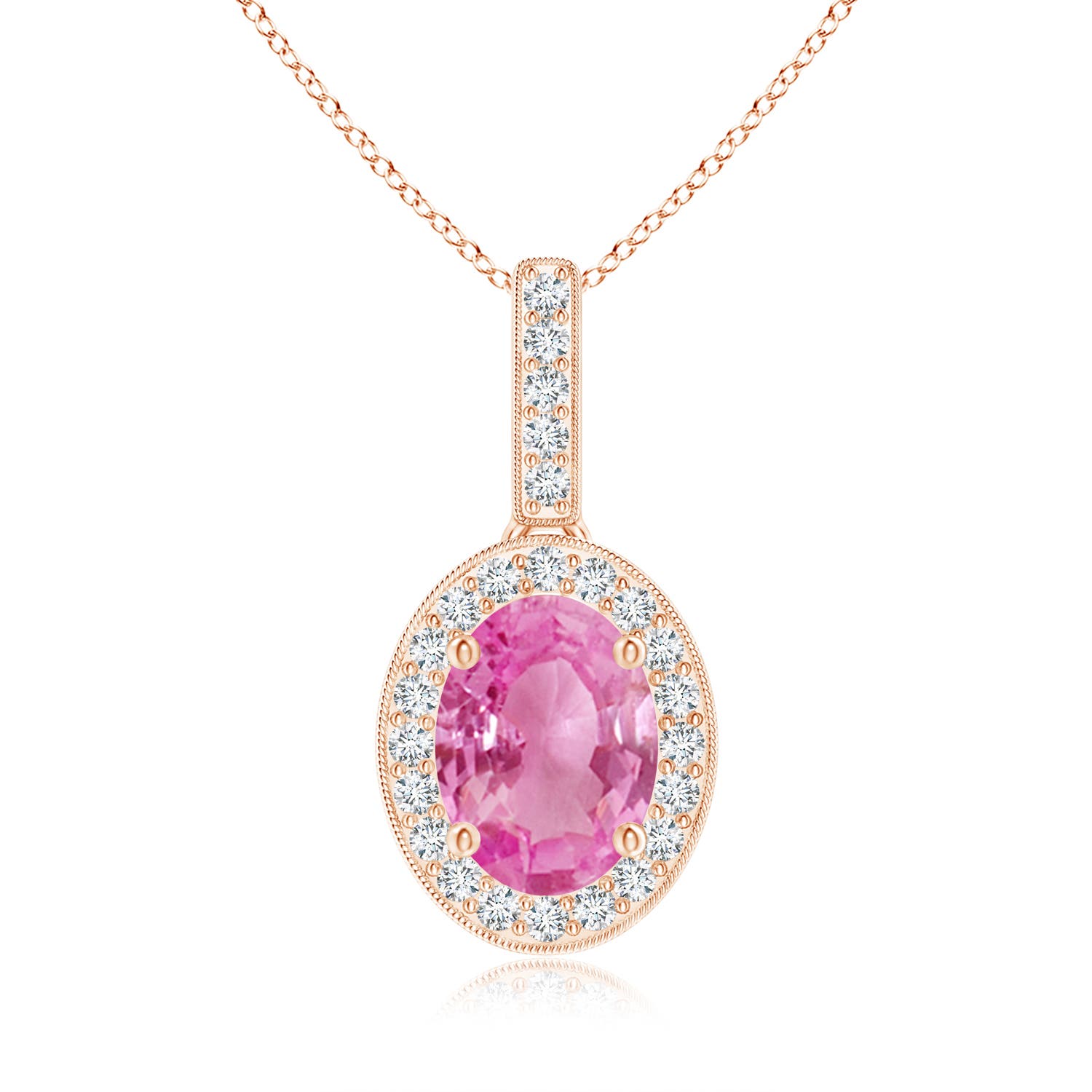 AA - Pink Sapphire / 1.63 CT / 14 KT Rose Gold