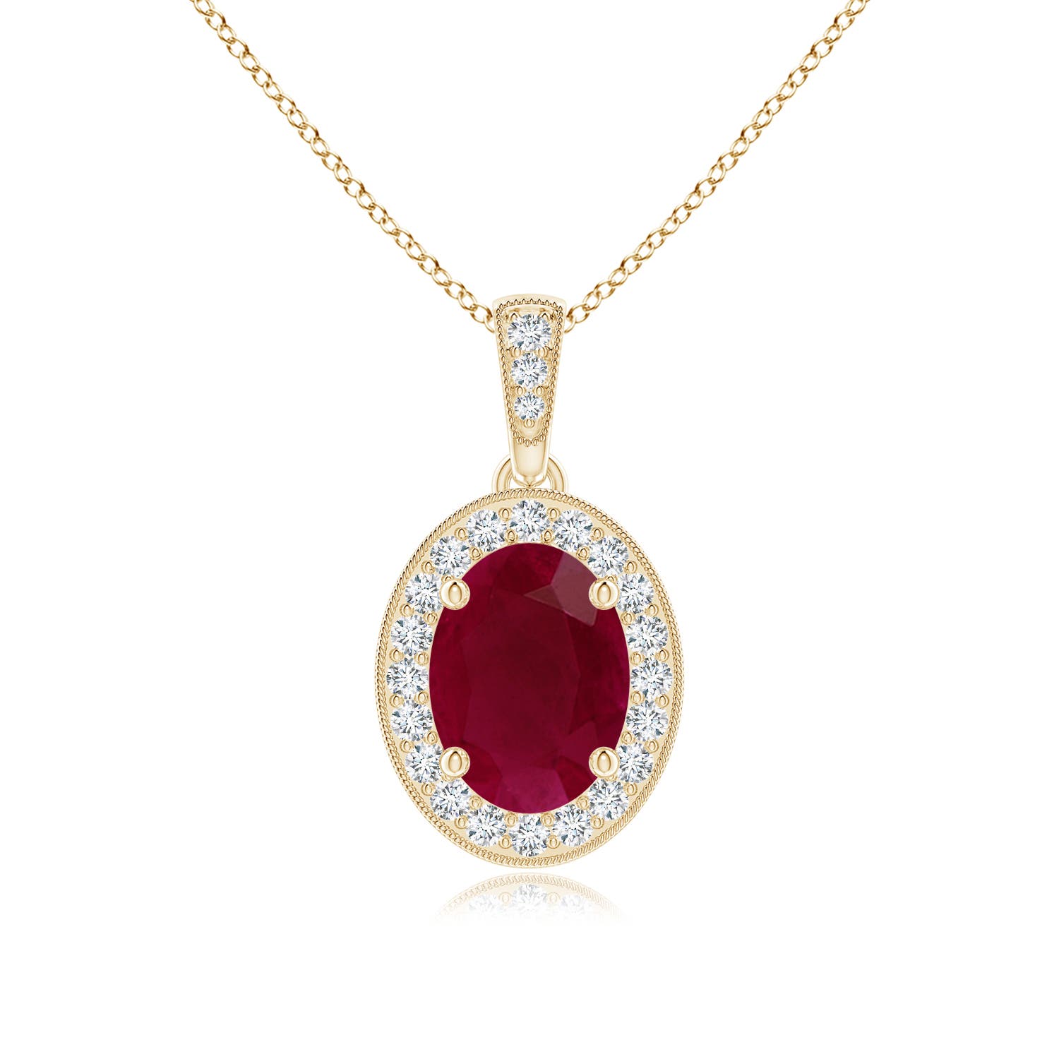 A - Ruby / 1.43 CT / 14 KT Yellow Gold