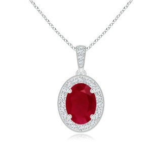 Oval AA Ruby