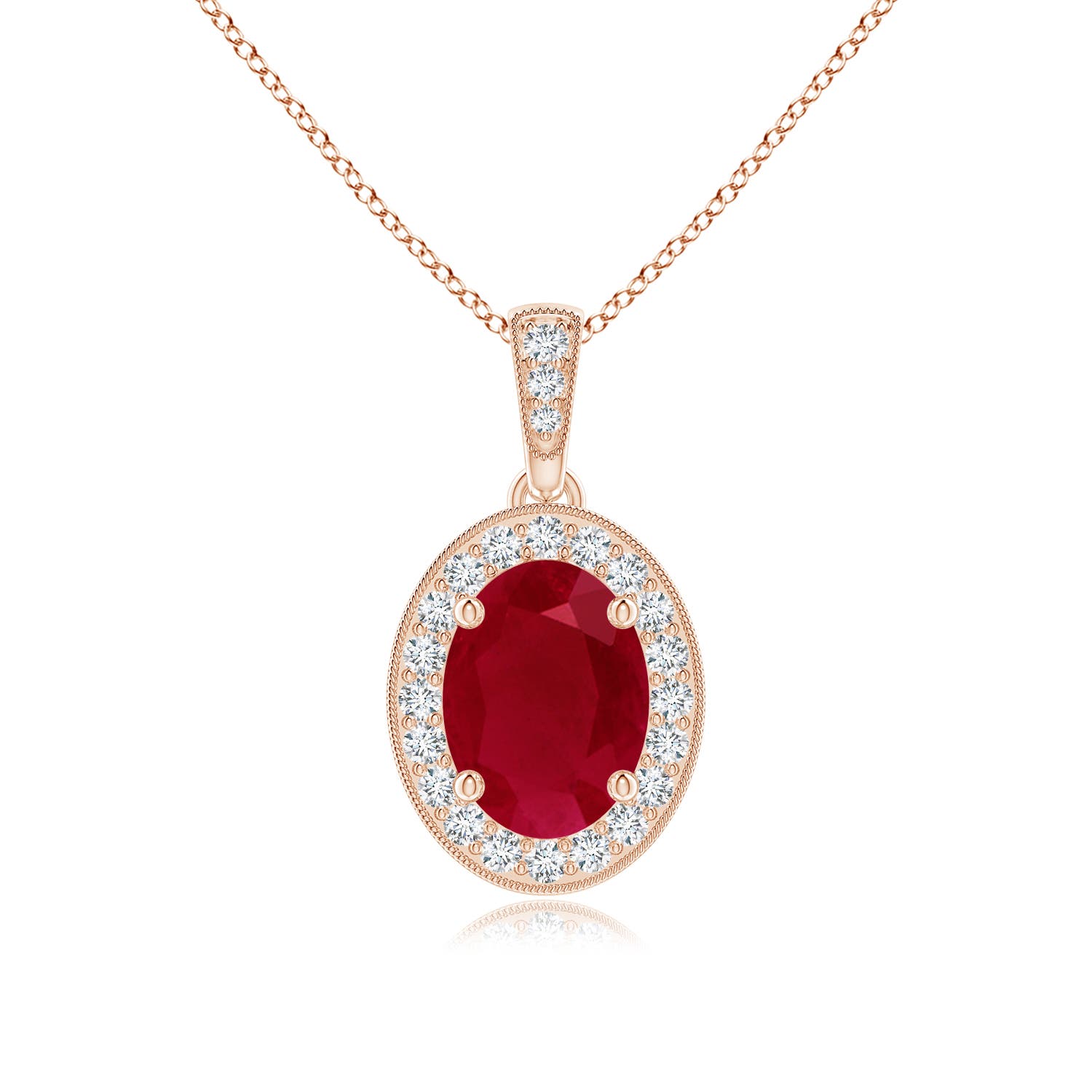 AA - Ruby / 1.43 CT / 14 KT Rose Gold