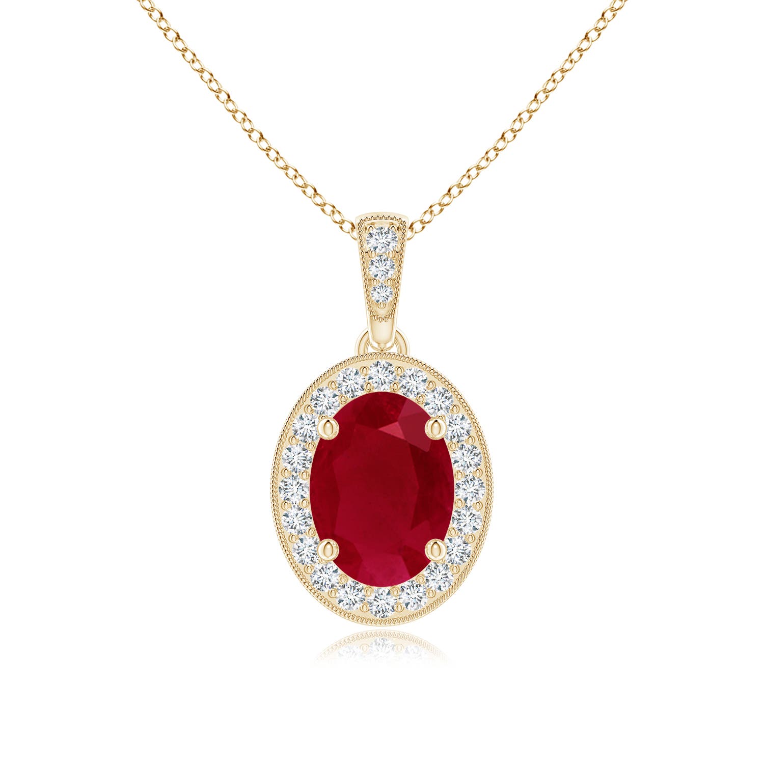 AA - Ruby / 1.43 CT / 14 KT Yellow Gold