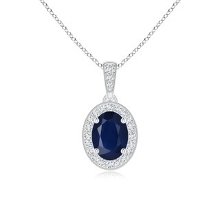 Oval A Blue Sapphire