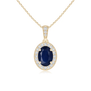 Oval A Blue Sapphire